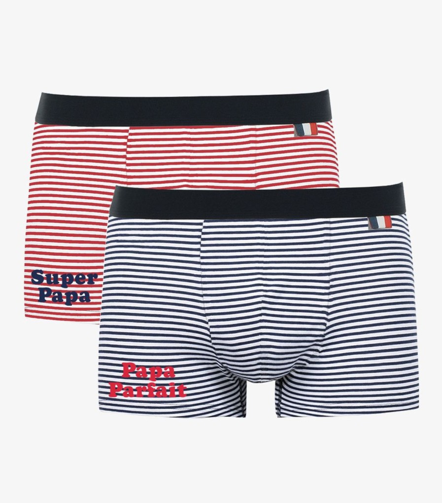 Homme Cocorico | Boxers (X2)Pack "Pour Papa"